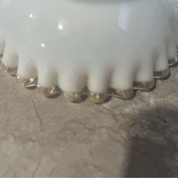 Fenton Silver Crest Ruffled Bowl - Picture 4 of 7